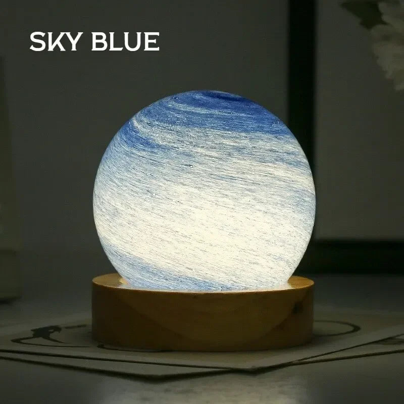Crystal Galaxy Orb™ – 3D LED Planet Lamp