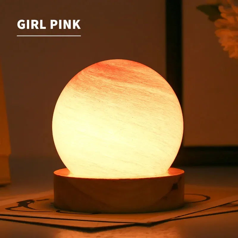 Crystal Galaxy Orb™ – 3D LED Planet Lamp